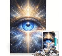 Puzzle per adolescenti da 1000 pezzi, "La presenza di Dio", antistress, sfida impegnativa, rafforza l'amore tra le coppie 38x52cm