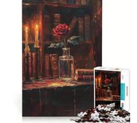 Puzzle per adolescenti da 1000 pezzi La Rosa Eterna Gioco Impossibile Rilassante e stimolante per la mente Regalo per donne 50x75cm