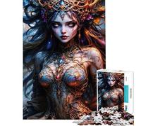 Puzzle per adolescenti da 1000 pezzi La Signora delle Ombre e della Magia Puzzle per adulti Giocattolo fai da te Offerta per passare il tempo durante le vacanze Regalo per tutta la famiglia (38x26cm)