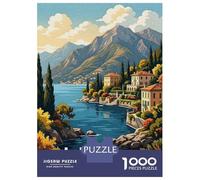Puzzle Per Adolescenti Da 1000 Pezzi Lake Como Italy Travel Puzzle Per Adolescenti Giochi Rilassanti Regali Per Donne Regali Per Amici E Familiari 70x50cm/1000pcs