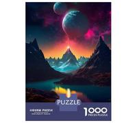Puzzle Per Adolescenti Da 1000 Pezzi Lake in The Space Puzzle Per Adolescenti Giochi Rilassanti Corsa Di Velocità Manuale Per È Ideale Come Regalo 38x26cm/1000pcs