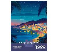 Puzzle Per Adolescenti Da 1000 Pezzi Las Palmas Spain Travel Puzzle Per Adulti Gioco Pratico Assemblaggio Del Modello Sfida Educativa 38x26cm/1000pcs