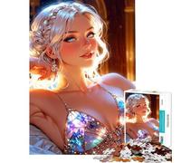 Puzzle per adolescenti da 1000 pezzi Lilly - Splendida ragazza umana Puzzle per adolescenti Gioco pratico per passare il tempo in casa Attività divertenti per le vacanze (Dimensioni 38x26cm)