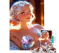 Puzzle per adolescenti da 1000 pezzi Lilly - Splendida ragazza umana Puzzle per adulti Gioco pratico Regalo per donne Offerta Regalo per tutta la famiglia (Dimensioni 50x75cm)