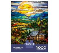 Puzzle Per Adolescenti Da 1000 Pezzi Little Gardens by The Road Puzzle Per Adolescenti Gioco Per Famiglie Sfida Difficile Regali Unici Per Compleanno E Natale 52x38cm/1000pcs