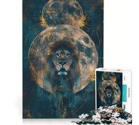Puzzle per adolescenti da 1000 pezzi "Loin e le lune" gioco rilassante decorazione per la casa adatto per la decorazione della scrivania 38x26cm