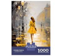 Puzzle Per Adolescenti Da 1000 Pezzi Lonely Woman Puzzle Per Adulti Gioco Pratico Analisi E Logica Interazione Genitore-figlio 38x26cm/1000pcs