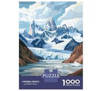 Puzzle Per Adolescenti Da 1000 Pezzi Los Glaciares National Park Puzzle Per Adolescenti Giochi Rilassanti Regali Per Donne Regali Per Amici E Familiari 52x38cm/1000pcs