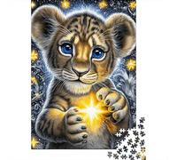 Puzzle Per Adolescenti Da 1000 Pezzi Magical Baby Tiger Cub Puzzle Per Adulti Giochi Rilassanti Regalo Di Compleanno Regali Per Amici E Familiari 38x26cm/1000pcs
