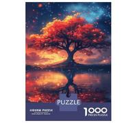 Puzzle Per Adolescenti Da 1000 Pezzi Magical Tree Reflection Puzzle Per Adulti Giochi Divertenti Un'opera D'arte Interazione Genitore-figlio 38x26cm/1000pcs