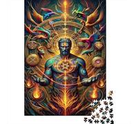 Puzzle Per Adolescenti Da 1000 Pezzi Magickal Mastery The Ultimate Guide to Spiritual Power Puzzle Per Adulti Giocattoli Fai Da Te Analisi E Logica Divertimento Attività A Casa, 38x26cm/1000pcs