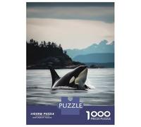 Puzzle Per Adolescenti Da 1000 Pezzi Magnificent Orca Puzzle Per Adolescenti Giocattoli Antistress Vacanze A Casa Passatempo Divertimento Attività A Casa, 52x38cm/1000pcs