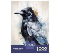 Puzzle Per Adolescenti Da 1000 Pezzi Magpie Beauty Black Ink Puzzle Per Adulti Giochi Divertenti Regali Per Donne Offerta Come Regali Per Tutta La Famiglia 52x38cm/1000pcs