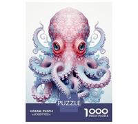 Puzzle Per Adolescenti Da 1000 Pezzi Majestic Octopus Puzzle Per Adulti Gioco Pratico Assemblaggio Del Modello Sfida Educativa 52x38cm/1000pcs