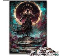 Puzzle per adolescenti da 1000 pezzi, misterioso dio della morte, giocattolo educativo intellettuale decomprimente, ideale come regalo per tutta la famiglia dimensioni 26x38cm
