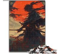 Puzzle per adolescenti da 1000 pezzi, misterioso ninja samurai, educativo e didattico, ideale come regalo per tutta la famiglia (dimensioni 50x75cm)