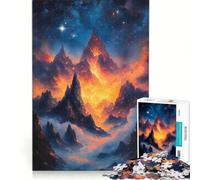 Puzzle per adolescenti da 1000 pezzi Montagne Magiche Nebbiose Gioco Rompicapo Divertimento da Fare a Casa Regalo per Donne 38x52cm