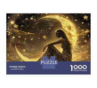 Puzzle Per Adolescenti Da 1000 Pezzi Moonlit Fantasy Celestial Dreamscape Puzzle Per Adulti Giochi Rilassanti Sfida Difficile Interazione Genitore-figlio 52x38cm/1000pcs