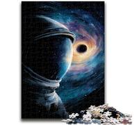 Puzzle per adolescenti da 1000 pezzi, motivo: astronauta spaziale Difficile da completare ma divertente e umoristico Regalo di compleanno, regali, decorazione da parete 50x75cm