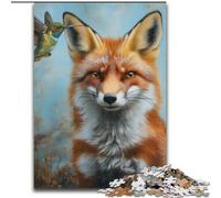 Puzzle per adolescenti da 1000 pezzi, motivo: Fantasy Fox, ideale come regalo educativo per tutta la famiglia dimensioni 26x38cm