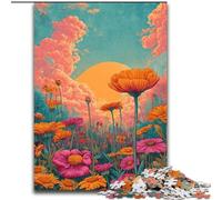 Puzzle per adolescenti da 1000 pezzi, motivo: fiori di campo estivi, adatto a persone dai 14 anni in su Difficile da completare ma divertente e spiritoso Ottimo regalo (dimensioni 26x38cm)