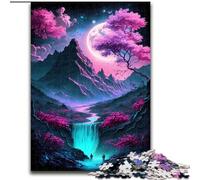 Puzzle per adolescenti da 1000 pezzi,motivo: fiori di ciliegio in Giappone,per bambini dai 14 anni in su Ogni pezzo è unico Gioco divertente e stimolante per tutta la famiglia Ottimo regalo 26x38cm