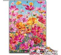 Puzzle per adolescenti da 1000 pezzi, motivo floreale, aiuta il cervello a esercitare i giocattoli che creano dipendenza e coltivano la pazienza, decorazione perfetta (dimensioni 50x75cm)