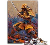 Puzzle per adolescenti da 1000 pezzi, motivo: Ninja d'oro giapponese, aiuta il cervello a esercitare i giocattoli avvincenti per coltivare la pazienza, ottimo regalo, 26x38cm