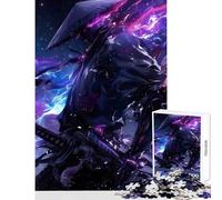 Puzzle per adolescenti da 1000 pezzi motivo Ninja Samurai Galaxy decorazione da parete regali di Babbo Natale segreto giochi divertenti attività divertenti da fare a casa dimensioni 50x75cm