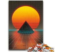 Puzzle per adolescenti da 1000 pezzi, motivo: onda al neon, adatto a persone dai 14 anni in su Difficile da completare ma divertente e spiritoso Ottimo regalo Dimensioni: 50x75cm