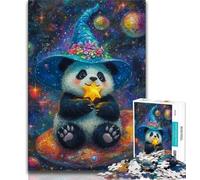 Puzzle per adolescenti da 1000 pezzi, motivo: panda mago dei cartoni animati, giocattoli educativi per imparare, attività divertenti da fare a casa, regalo di compleanno, regali da viaggio, 38x26cm
