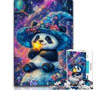 Puzzle per adolescenti da 1000 pezzi, motivo: panda mago dei cartoni animati, gioco stimolante e gioco per famiglie, regalo di compleanno, regali, decorazione da parete 38x26cm