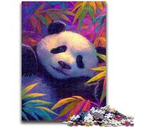 Puzzle per adolescenti da 1000 pezzi, motivo: panda nella foresta di bambù, adatto a persone dai 14 anni in su Difficile da completare ma divertente e spiritoso Ottimo regalo Dimensioni: 26x38cm