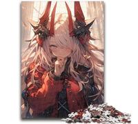 Puzzle per adolescenti da 1000 pezzi, motivo: ragazza demone anime, adatto a persone dai 14 anni in su Difficile da completare ma divertente e umoristico Ottimo regalo Dimensioni: 50x75cm