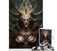 Puzzle per adolescenti da 1000 pezzi motivo: strega cattiva giocattolo decorazione da parete opera d'arte regalo giochi educativi adatto per la decorazione del desktop dimensioni: 50x75cm