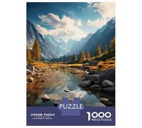 Puzzle Per Adolescenti Da 1000 Pezzi Mountain Reflections Landscape Puzzle Per Adulti Giocattolo Decorazione Da Parete Regali Per Donne Divertimento A Casa Attività, 70x50cm/1000pcs