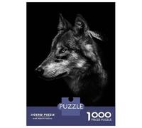 Puzzle Per Adolescenti Da 1000 Pezzi Native AMERICAN WOLF Art Puzzle Per Adulti Gioco Pratico Analisi E Logica Interazione Genitore-figlio 38x26cm/1000pcs