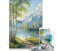 Puzzle per adolescenti da 1000 pezzi Natura tranquilla Gioco impossibile Rilassante e stimolante per la mente Regalo per donne 38x26cm