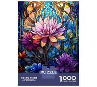 Puzzle Per Adolescenti Da 1000 Pezzi Nature Stained Glass Puzzle Per Adulti Gioco Pratico Migliora La Memoria Ottimo Regalo Per I Giocatori 38x26cm/1000pcs