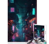 Puzzle per adolescenti da 1000 pezzi Neon Lofi Cyberpunk giocattoli antistress regali di compleanno giochi educativi collezione di artisti belle arti dimensioni 50x75cm
