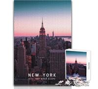 Puzzle per adolescenti da 1000 pezzi New York Bellissimo gioco di design Un'opera d'arte Giocattoli antistress Dimensioni 50x75cm