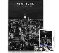 Puzzle per adolescenti da 1000 pezzi New York Bellissimo gioco di design Un'opera d'arte Giocattoli antistress Dimensioni 38x52cm