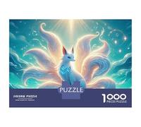 Puzzle Per Adolescenti Da 1000 Pezzi Nine-tailed Fox Fantasy Animal Puzzle Per Adulti Giochi Per Famiglie Ma Divertenti E Umoristici Sfida Educativa 52x38cm/1000pcs