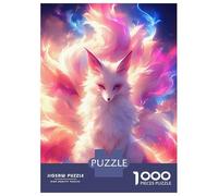 Puzzle Per Adolescenti Da 1000 Pezzi Nine-tailed Fox Fantasy Puzzle Per Adulti Giocattolo Decorazione Da Parete Taglio Di Precisione Regali Unici Per Compleanno E Natale 38x26cm/1000pcs