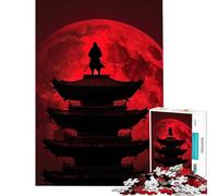 Puzzle per adolescenti da 1000 pezzi Ninja al chiaro di luna gioco rompicapo giocattolo intellettuale ottimo regalo per gli appassionati di giochi decorazione da parete (dimensioni 75x50cm)