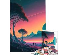 Puzzle per adolescenti da 1000 pezzi Ode al Romanticismo Difficile e stimolante Regalo per donne Giochi divertenti per e dai 14 anni in su (38x26cm)