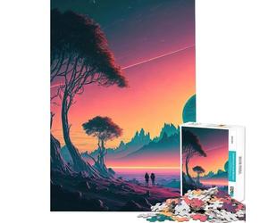 Puzzle per adolescenti da 1000 pezzi Ode al Romanticismo Difficile e stimolante Regalo per donne Giochi divertenti per e dai 14 anni in su (38x26cm)
