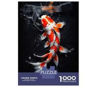 Puzzle Per Adolescenti Da 1000 Pezzi Orange And White Koi Fish Puzzle Per Adulti Giocattolo Decorazione Da Parete Analisi E Logica Gioco Stimolante Regali 52x38cm/1000pcs