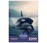 Puzzle Per Adolescenti Da 1000 Pezzi Orca 1 Puzzle Per Adolescenti Gioco Per Famiglie Sfida Difficile Regali Unici Per Compleanno E Natale 38x26cm/1000pcs