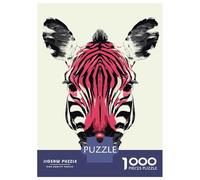 Puzzle Per Adolescenti Da 1000 Pezzi Original Zebra Head Art Puzzle Per Adolescenti Giochi Rilassanti Corsa Di Velocità Manuale Per È Ideale Come Regalo 52x38cm/1000pcs